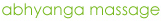 abhyanga massage