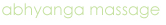 abhyanga massage